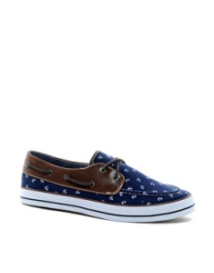ASOS. Boat Shoes With Anchor Print. $41