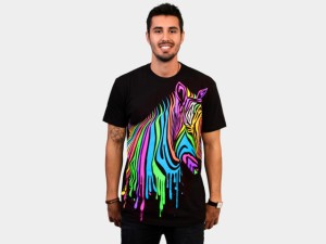 DBH Limited Edition Zebra ART T shirt. $24